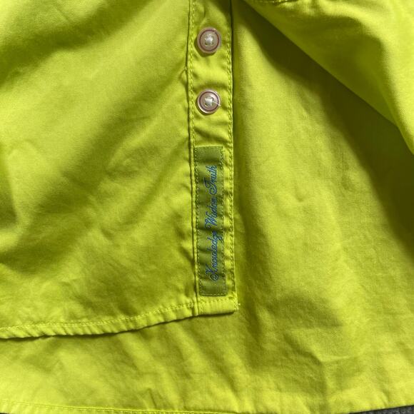 Robert Graham Jeans Button Up Shirt Men's XL Lime Green Cotton Casual - Picture 7 of 12
